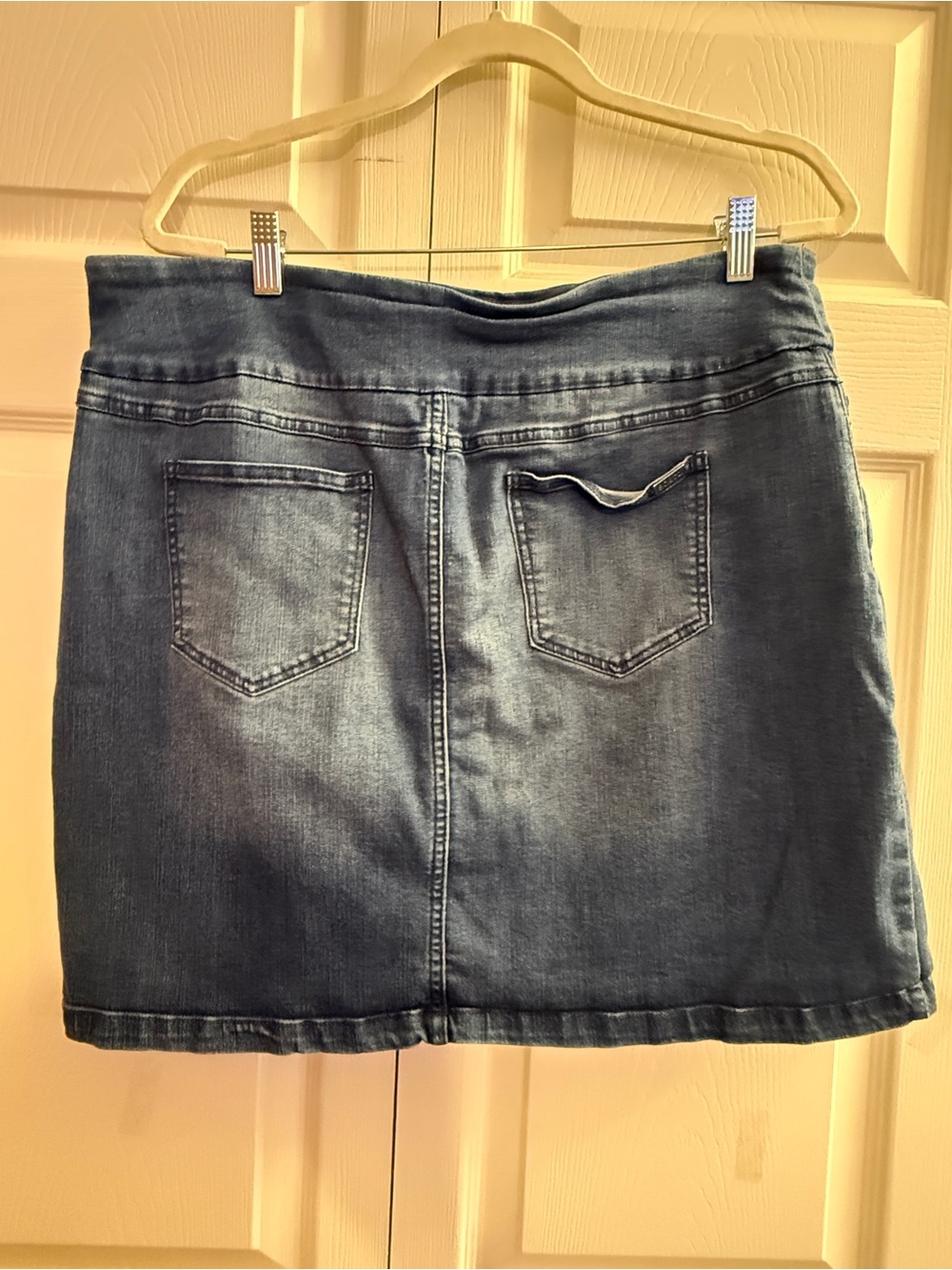 Classic Dark Blue Denim Skort- Women - Picture 3 of 3
